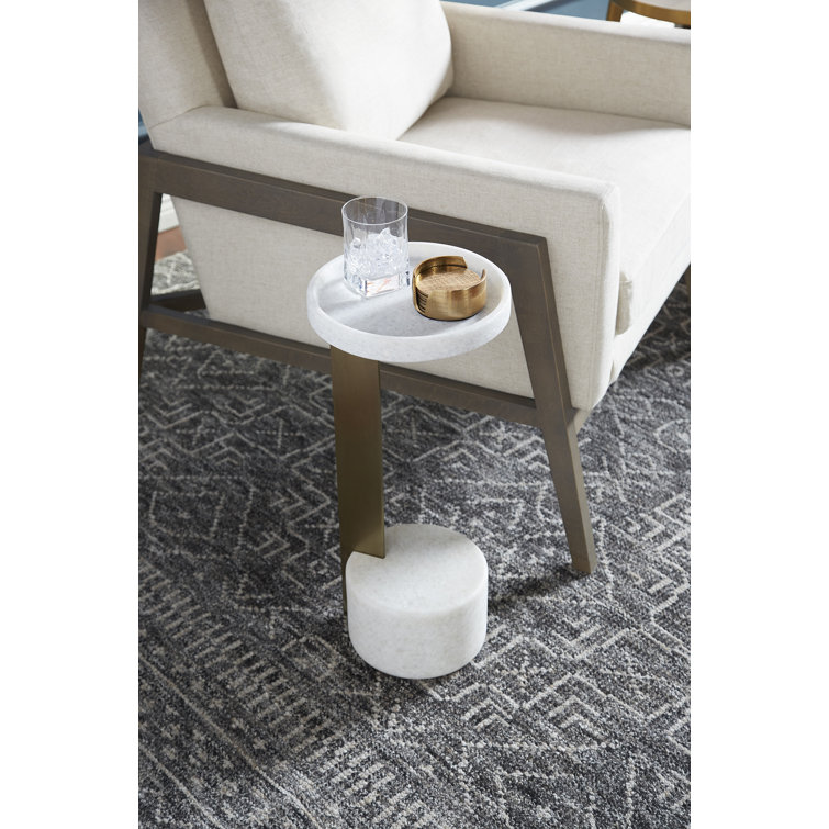 Presidio Cream Upholstered Armchair with Natural Wood Frame