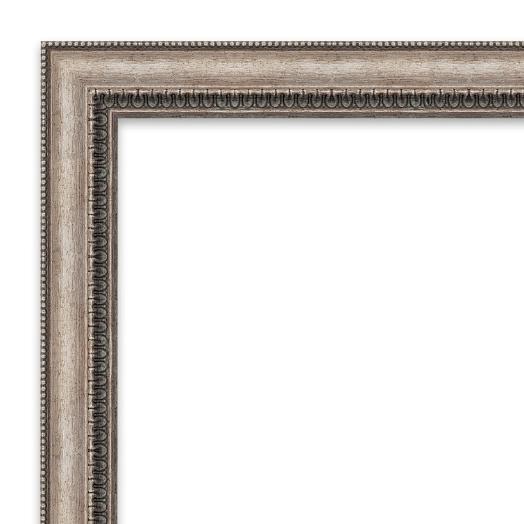 Lyla 44" x 34" Ornate Bronze-Tone Brushstroke Bathroom Vanity Mirror