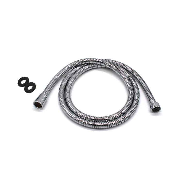 60" to 82" Polished Chrome Extendable Handheld Shower Hose