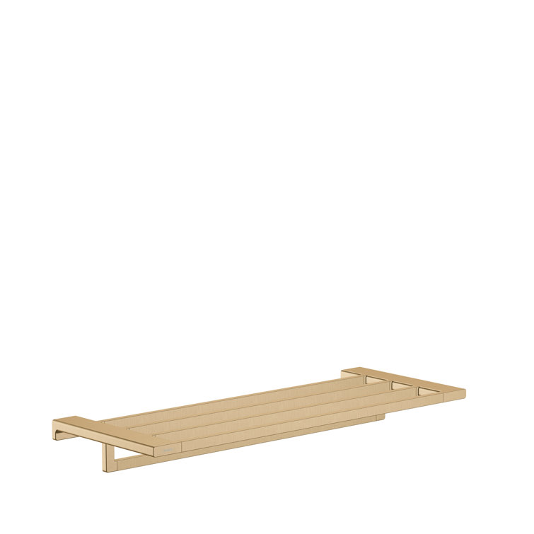 Brushed Bronze Wall Mounted Towel Rack with Holder