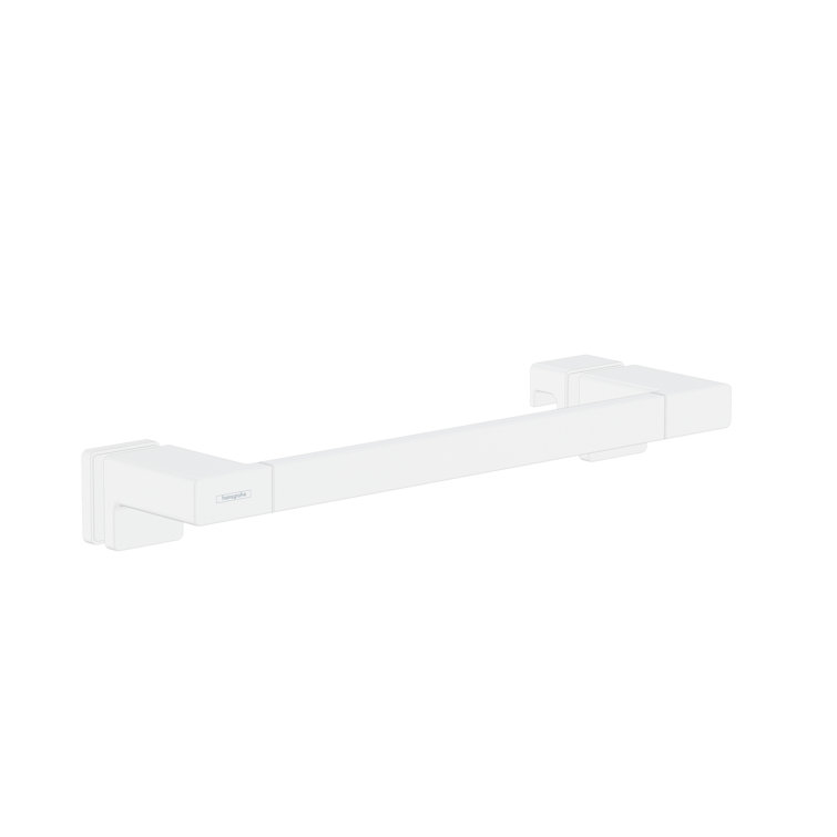 Matte White Metal Modern Shower Door Handle