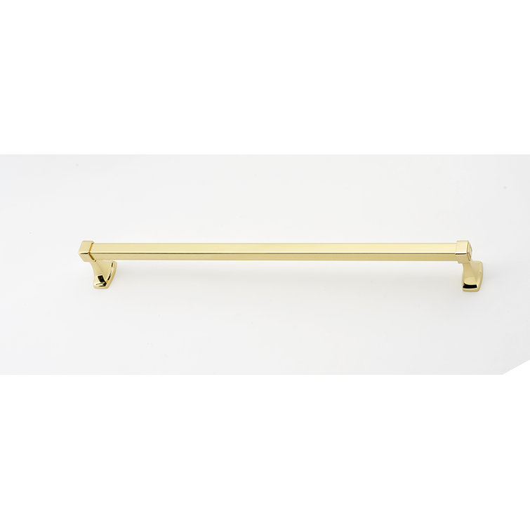Polished Brass Wall Mounted Towel Bar 25.25''