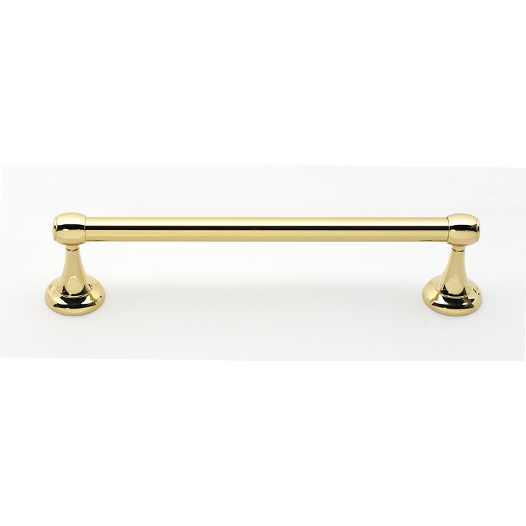 Polished Brass 14'' Wall Mounted Towel Bar