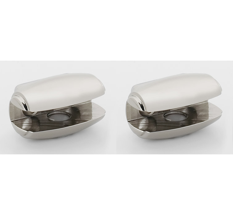 Polished Nickel 1.63" Bracket Shelf Set