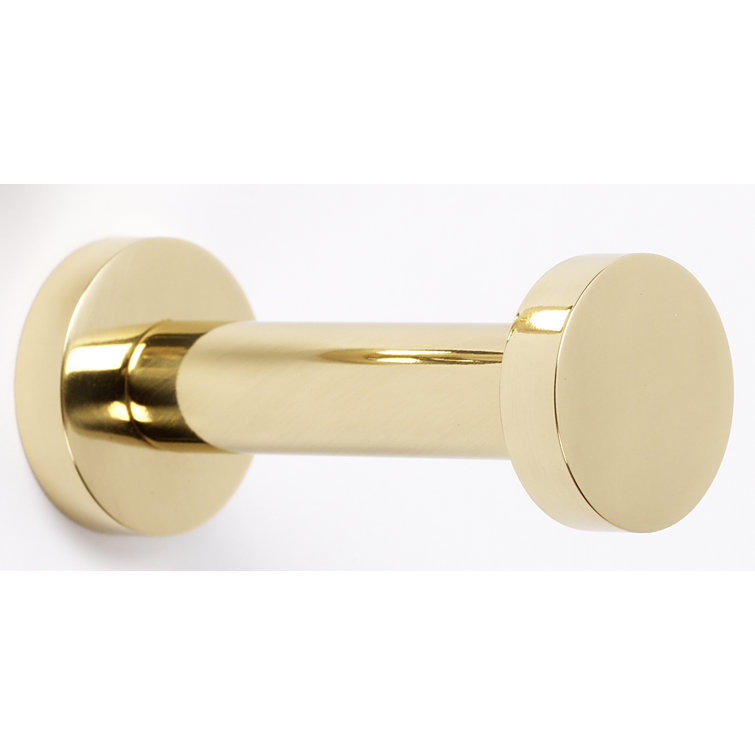 Polished Brass Modern Wall Mounted Robe Hook