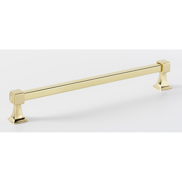 Polished Brass 8" Modern Bar Pull with Mounting Hardware