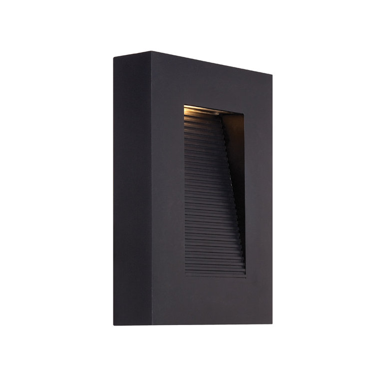 Urban Renewal Simplified Black Aluminum LED Wall Sconce