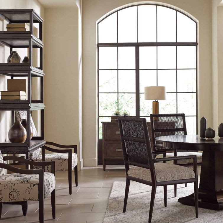Montecito Slate Wood Graduating Etagere Bookcase