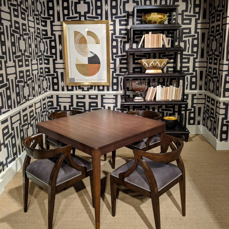 Montecito Slate Wood Graduating Etagere Bookcase
