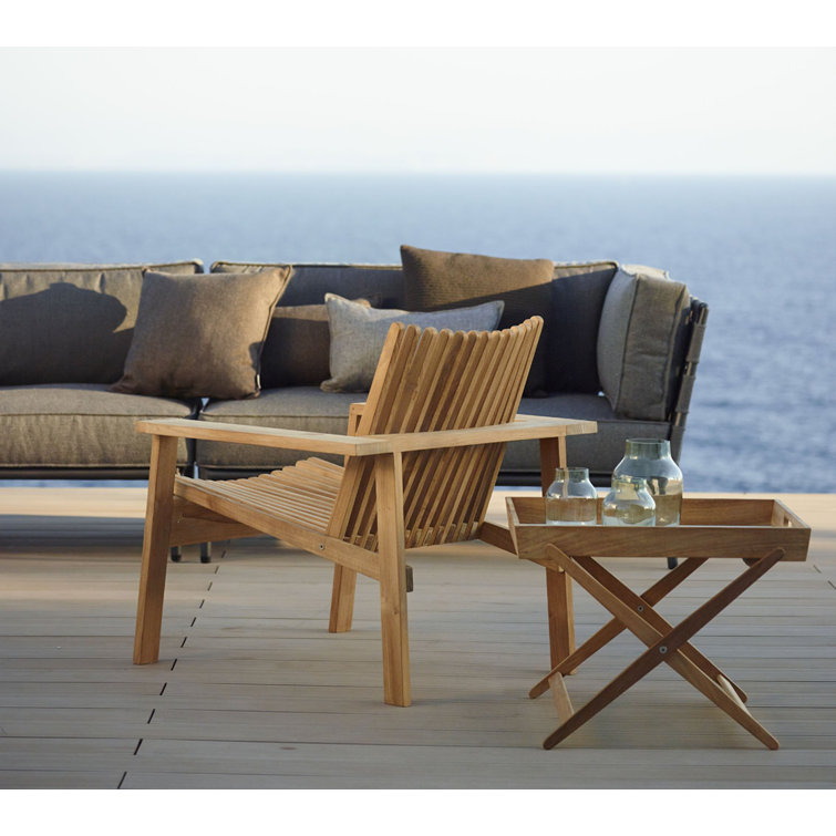 Amaze Teak Dining Chair with Grey Cushions