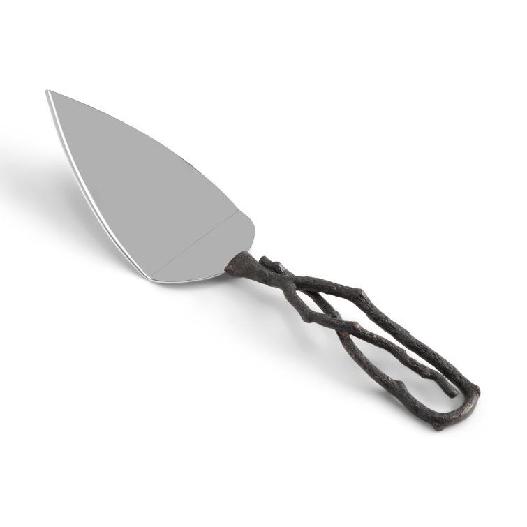 Bronze and Silver Butterfly Ginkgo Cake Server