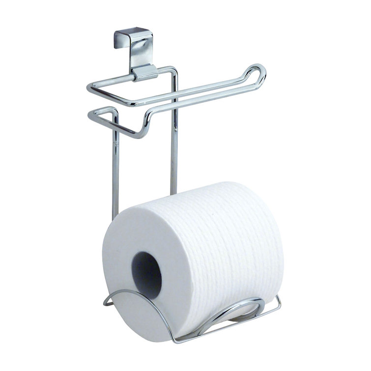 Chrome Over-the-Tank Steel Toilet Paper Holder