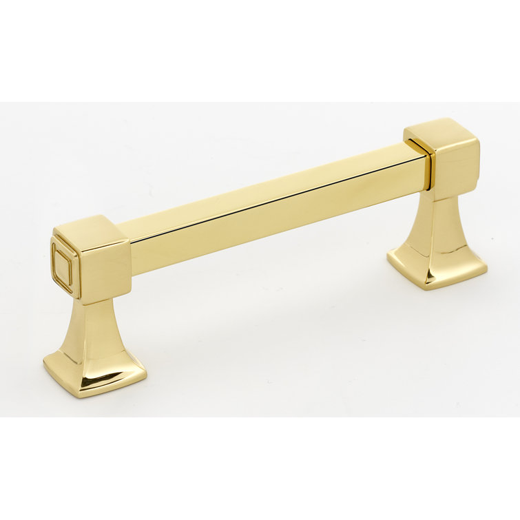 Polished Brass 3" Bar Handle Pull with Mounting Hardware