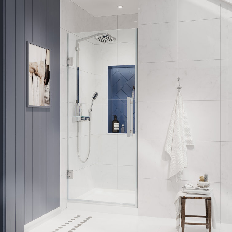 Endless Tampa-Pro 32'' x 72'' Frameless Chrome Shower Kit