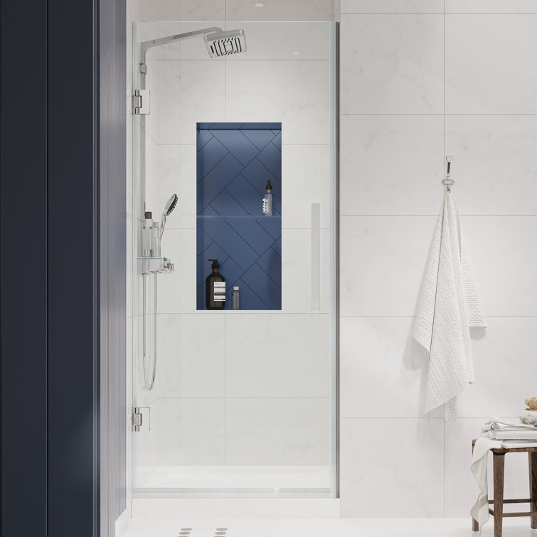 Endless Tampa-Pro 32'' x 72'' Frameless Chrome Shower Kit