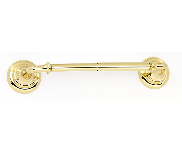 Polished Brass Wall Mounted Toilet Paper Holder