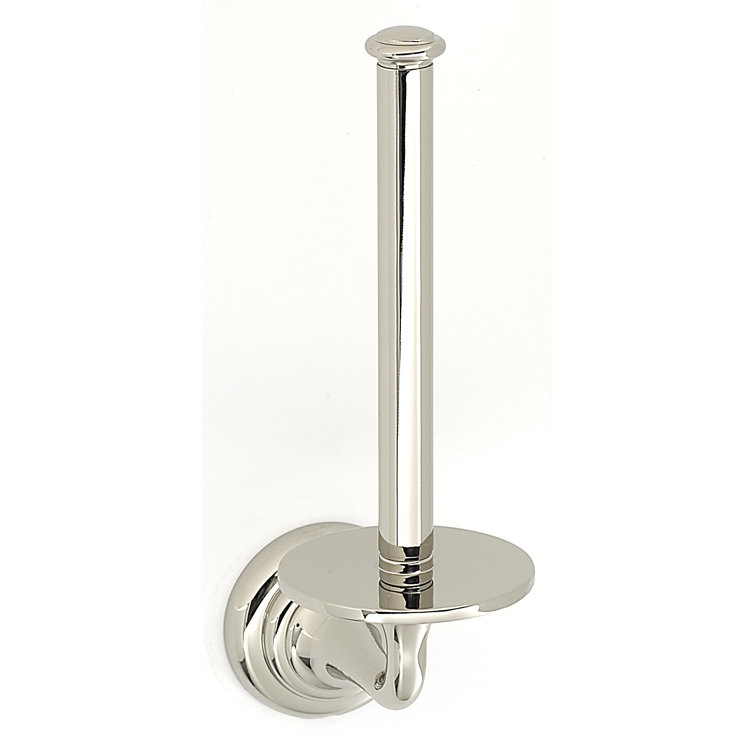 Polished Nickel Brass Reserve Tissue Holder