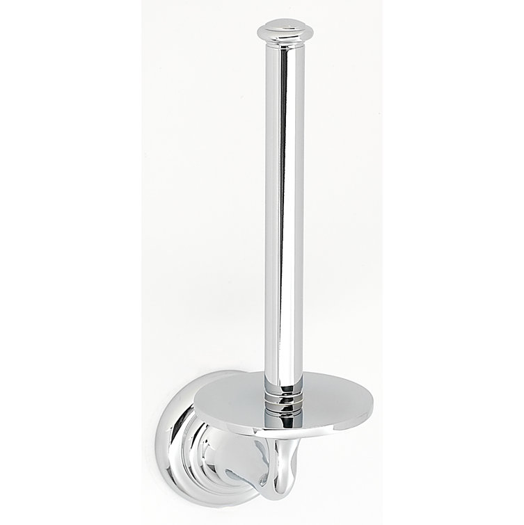 Polished Chrome Wall Mounted Reserve Toilet Paper Holder