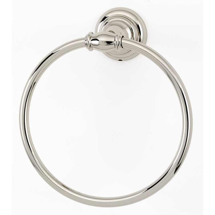 Polished Nickel Wall Mounted Towel Ring