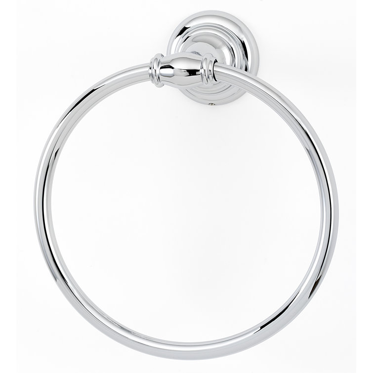 Polished Chrome Wall Mounted Towel Ring