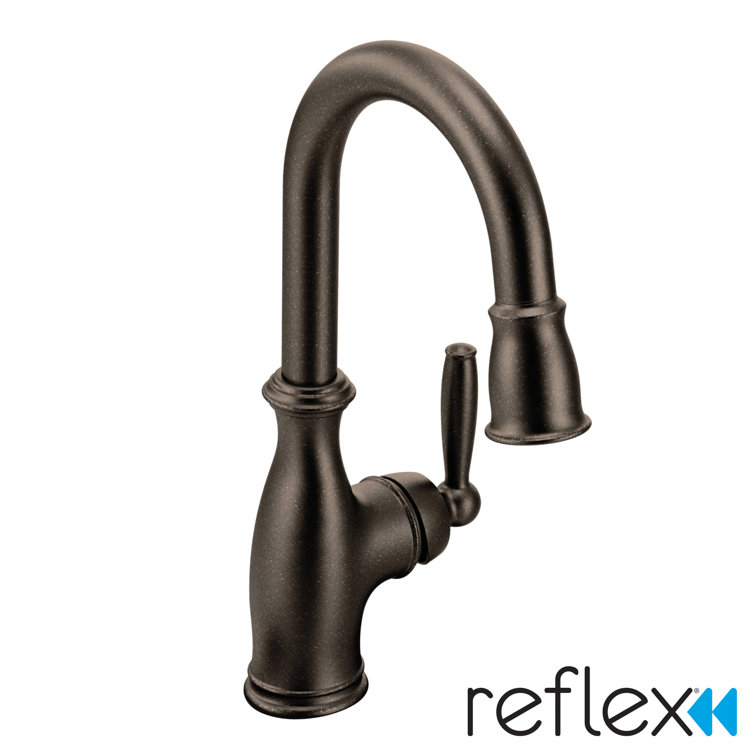 Oil Rubbed Bronze Pull-Out Spray Kitchen Faucet