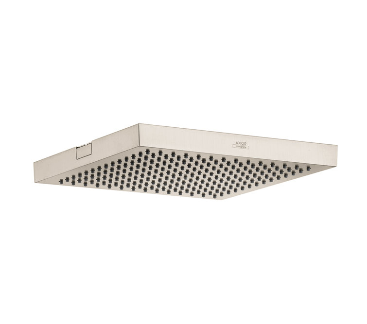 Brushed Nickel Square Ceiling Mounted Rain Showerhead