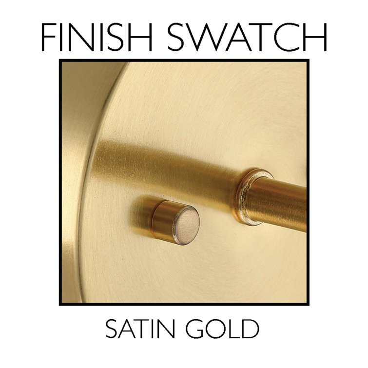 Satin Gold 5-Light Sputnik Chandelier with Clear Glass Globes