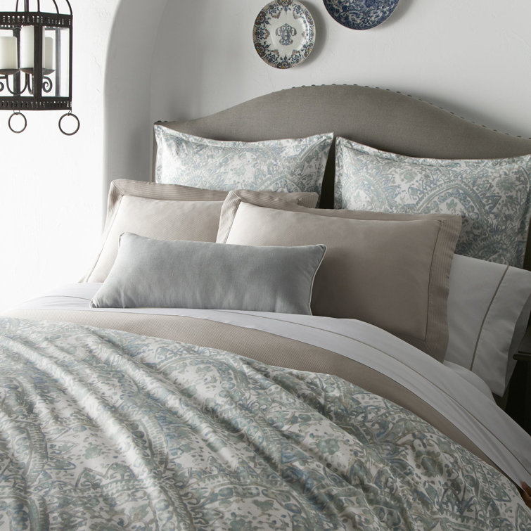 Seville Platinum Cotton Twin Duvet Cover