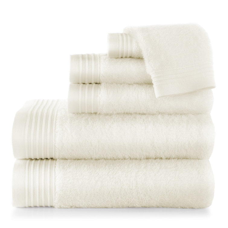 Ivory Organic Bamboo and Cotton Hand Washcloth Set