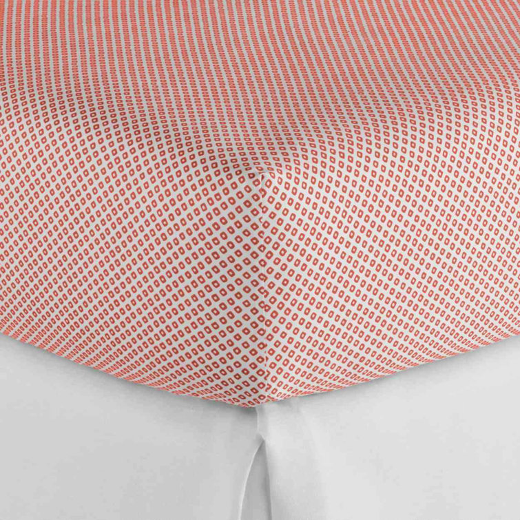 Twin Blue Egyptian Cotton Sateen Patterned Sheet Set