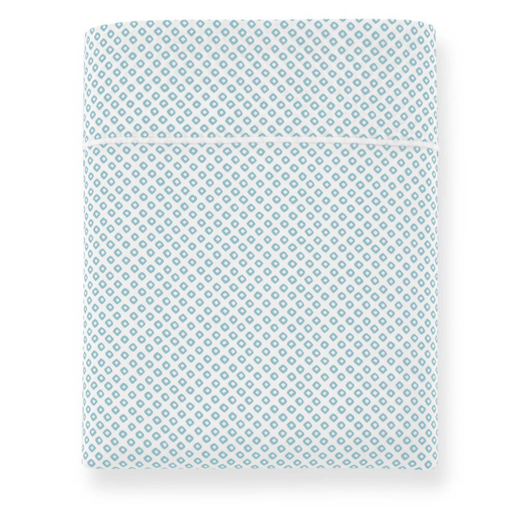 Emma Twin Linen Cotton Sateen Flat Sheet