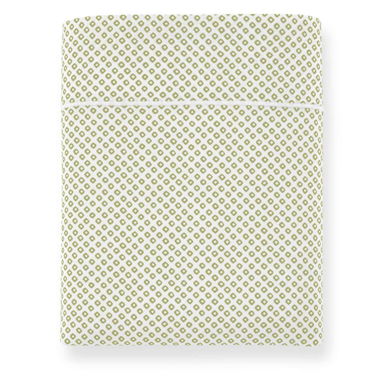 Emma Twin Linen Cotton Sateen Flat Sheet