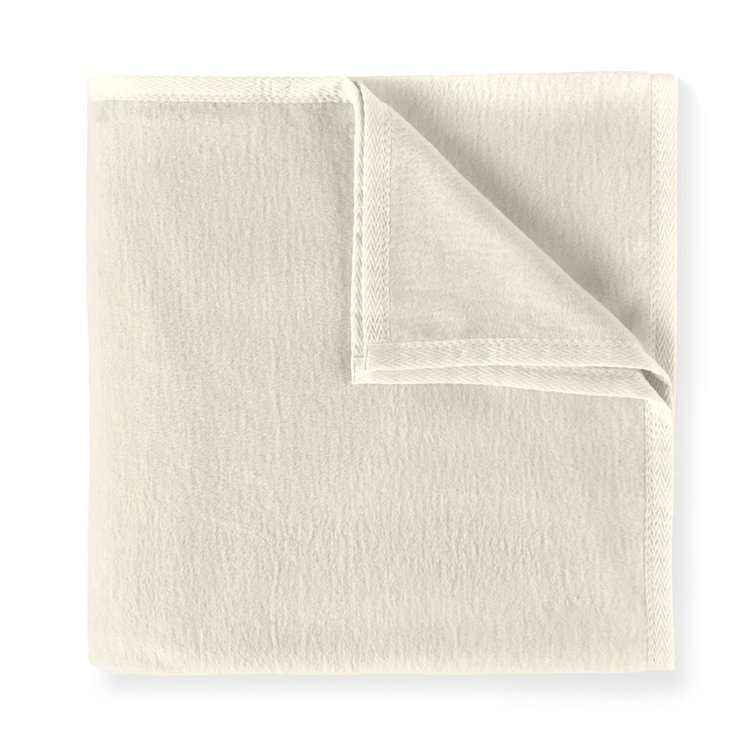 Natural Twin Cotton Machine Washable Blanket