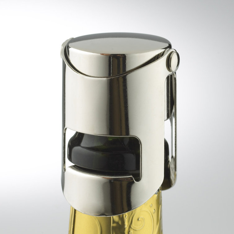 Chrome-Plated Champagne Preservation Bottle Stopper