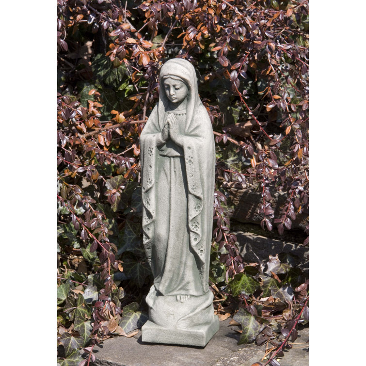 Greystone Cast Stone Praying Madonna Garden Statue