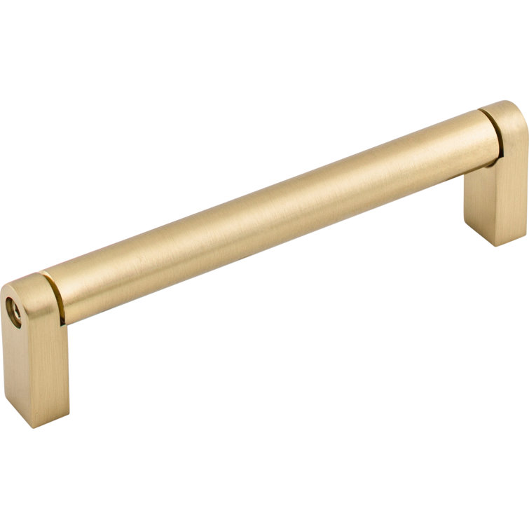 Honey Bronze Modern Bar Handle with Mounting Hardware
