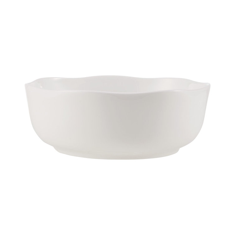 Adelaide White Porcelain 16-Piece Dinnerware Set, Service for 4