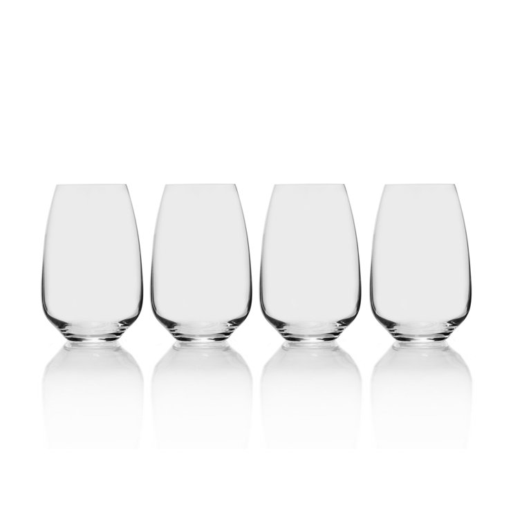 Melody Clear Lead-Free Crystal Highball Glasses Set of 4