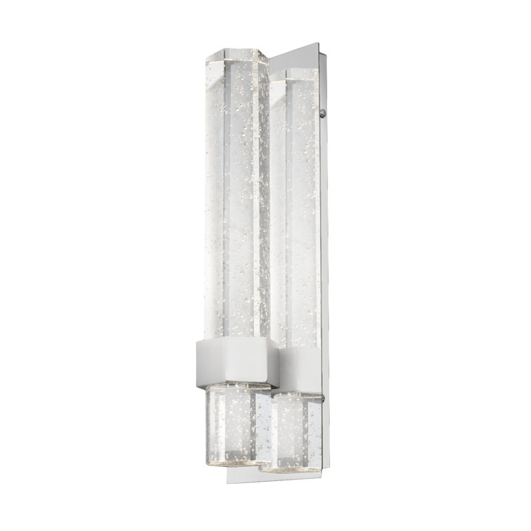 Warwick 15" Chrome LED Flush Mounted Sconce