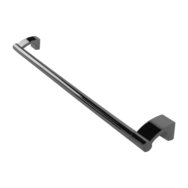 Polished Chrome Wall-Mounted Towel Bar