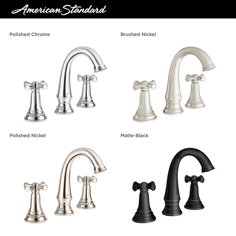 Delancey Polished Chrome 7.75" High 2-Handle Modern Bathroom Faucet