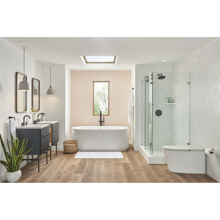 Matte Black Nickel Rain Wall Mounted Shower Kit