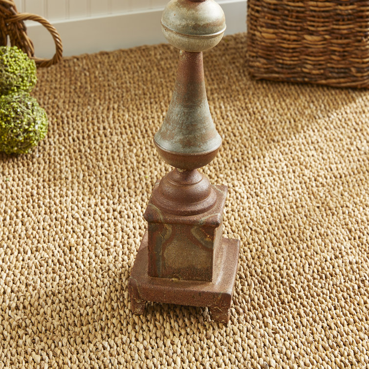 Rustic Brown Weathered Iron Ornate Finial