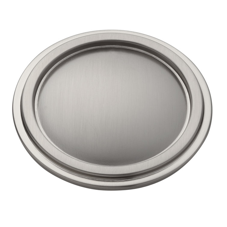 Ethan 4-in Satin Nickel Rectangular Finger Pull