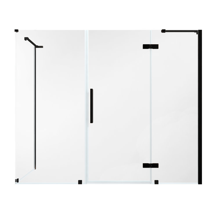 Endless 90" Oil Rubbed Bronze Frameless Corner Shower Kit