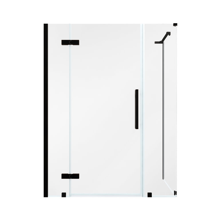 Endless Bronze Frameless Corner Shower Kit with Tempered Glass Panels