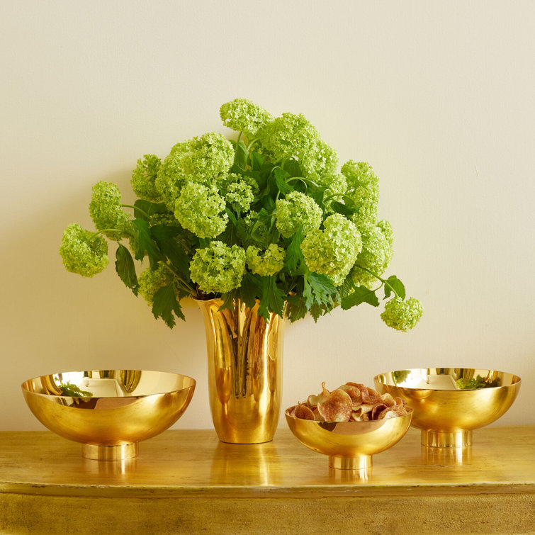 Gold-Plated Ceramic Novelty Table Vase