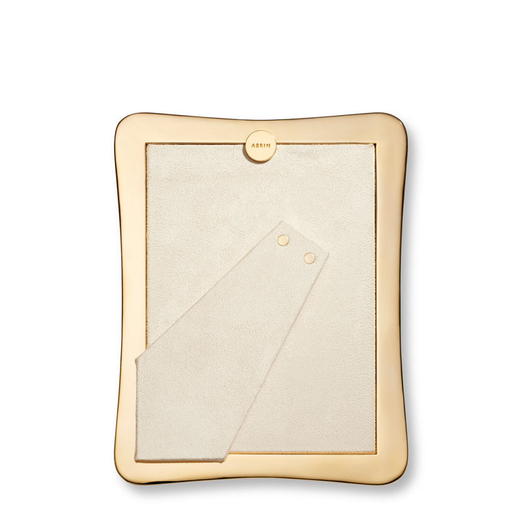 Gold Metal and Glass 4'' x 6'' Picture Frame