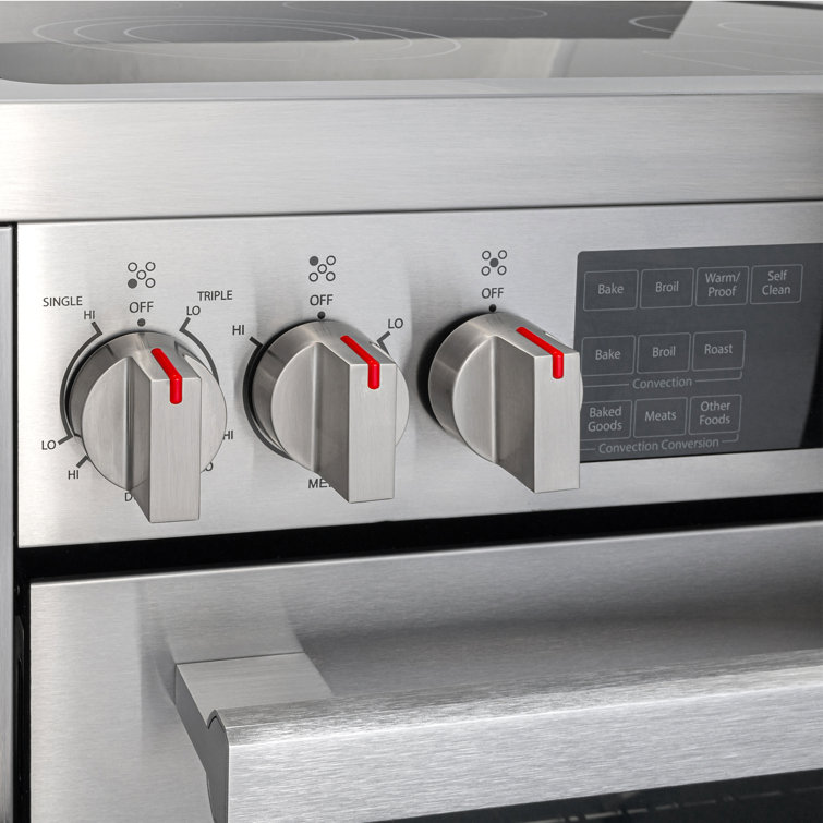 Cosmo 30" Stainless Steel Electric Range with Convection Oven