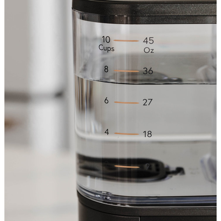 Matte Black 10-Cup Drip Coffee Maker with Thermal Carafe